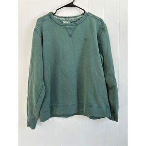 FatFace Green Crewneck Sweatshirt Pullover Long Sleeve‎ Casual Comfort Size L